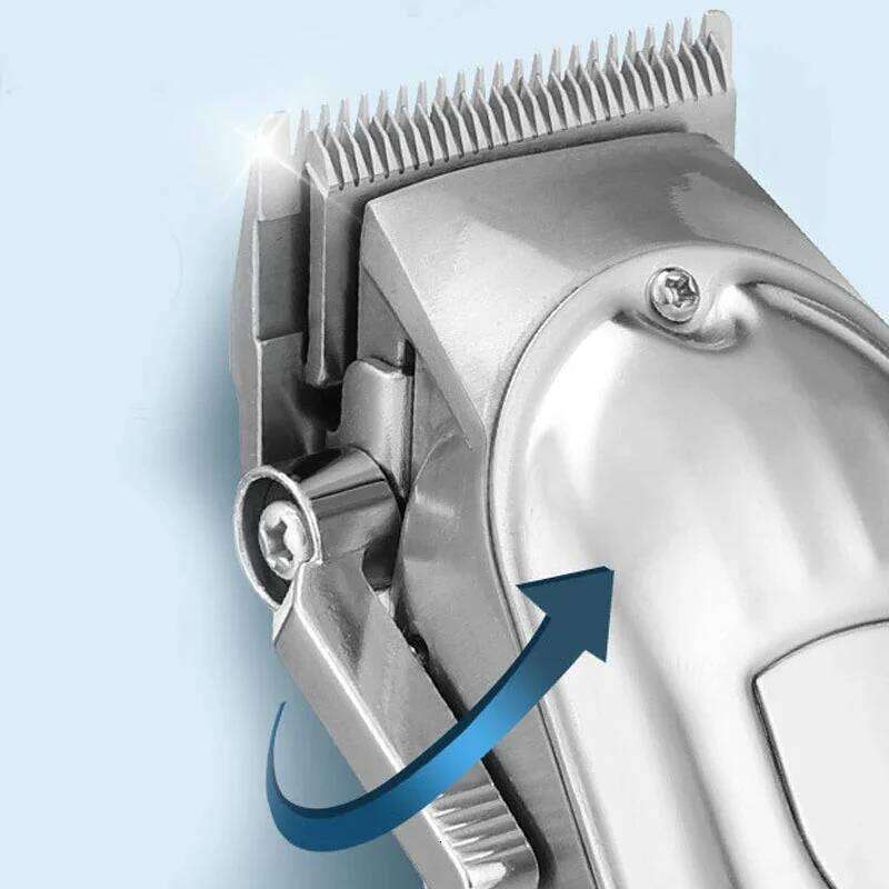 Rechargeable Electric Clipper Powerful Long-Lasting Metal Display Hair Trimmer Professional Shaving Machine Men's Grooming C260312