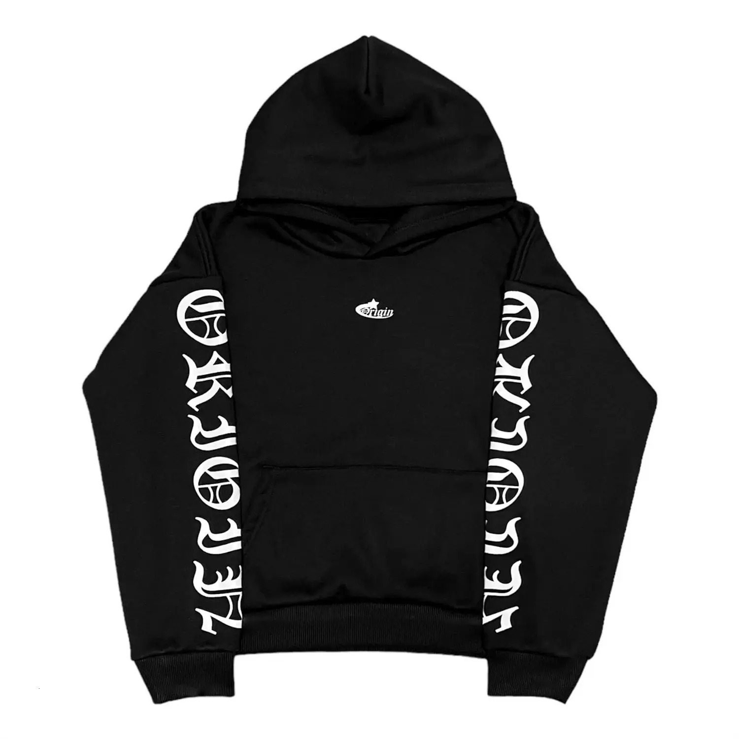 American hooded pullover trousers personality letter printing men and women sweatshirts street fashion hip-hop style suit 260311