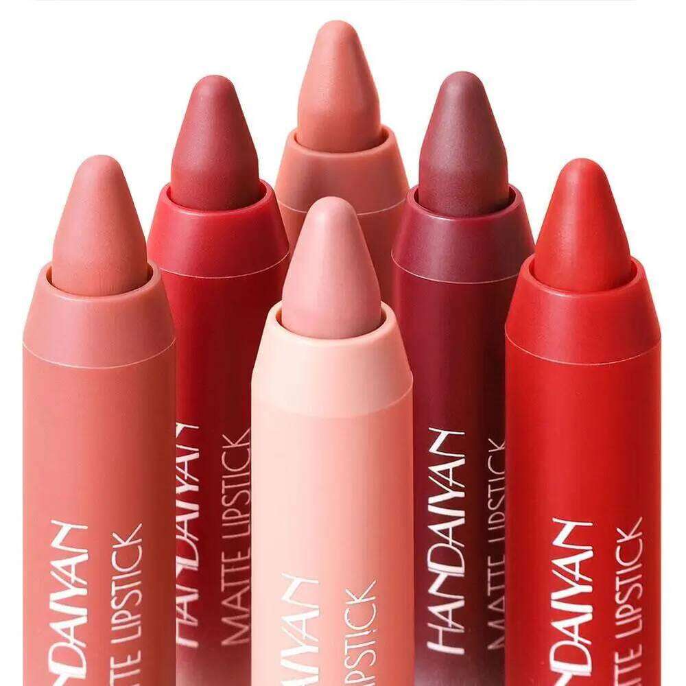 Matte Waterproof Lipstick 8 Colors Velvet Liner Long Lasting Non Stick Cup Lip Crayon Silky Sexy Makeup Pen W260311