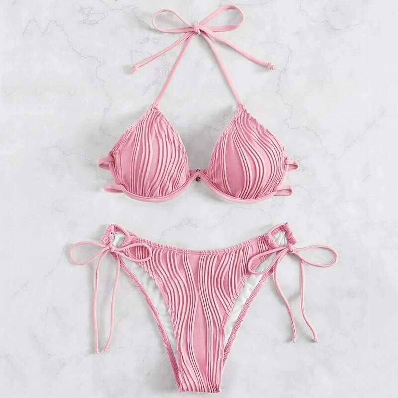 Sexy Underwire Bikinis 2026 Swimsuits Women Swimwear Push Up Female Beach Swim Wear Bathing Suits Bikini Set Pool Bather Summer Y260303