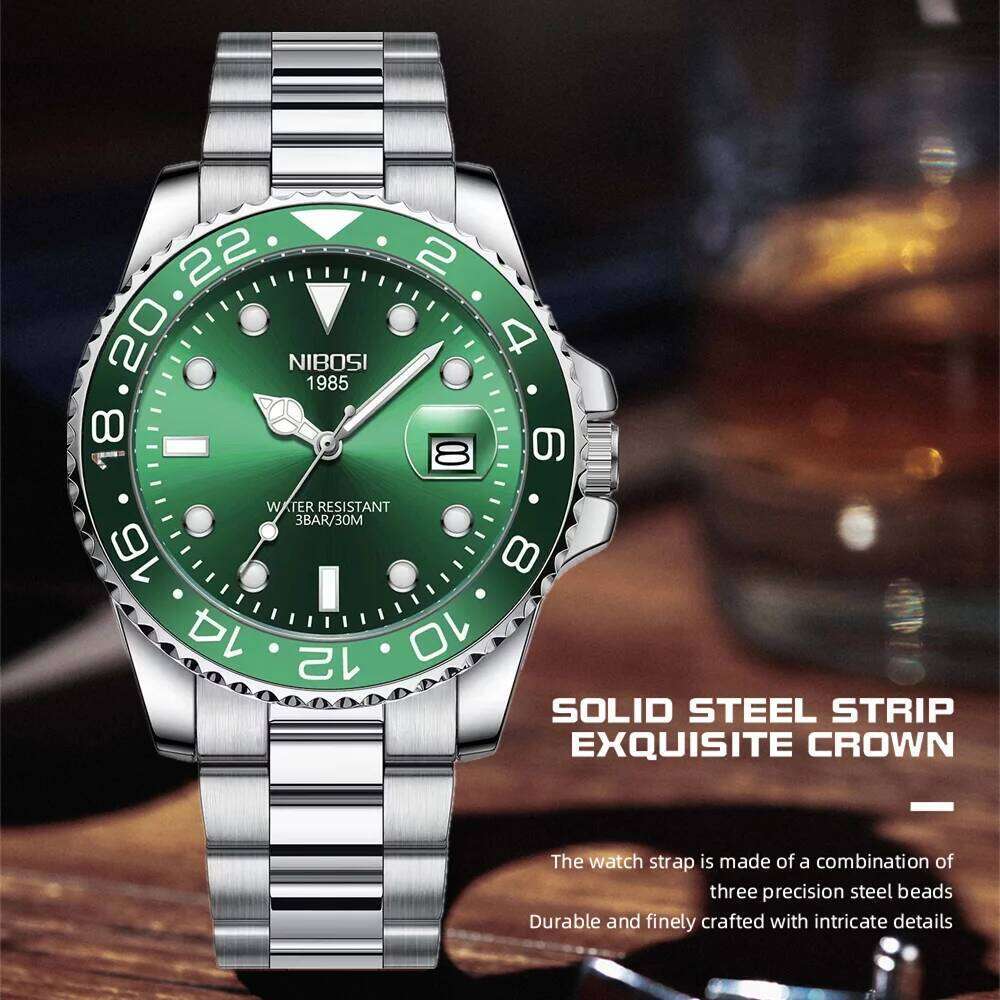 NIBOSI Men's Watches Blind Box Surprise Mysterious Fashion Trend Quartz Top Brand Luxury Week Date Watch Men Reloj Hombre