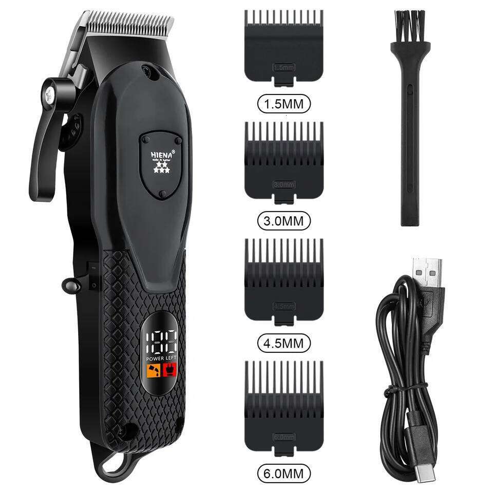 HYN-212 UBS 5V1A Rechargeable Cordless Beard Trimmer Men Powerful Electric Hair Clipper Trimming Tool C260312