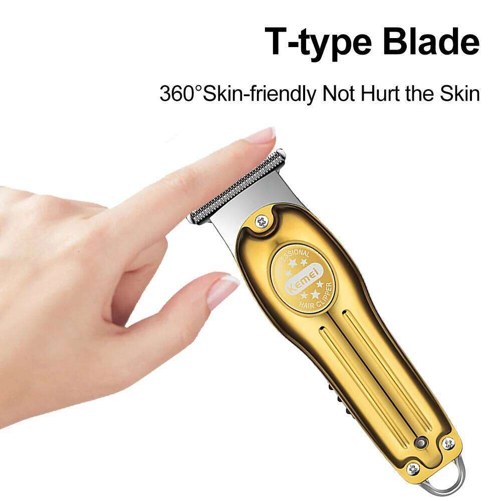 Kemei Trimmer For Men Metal Body Cutting Machine Rechargeable Clipper Household Hair Salon Hairdresser KM-679 C260312