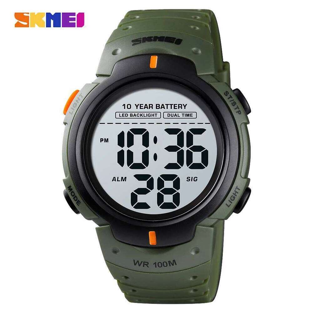 SKMEI 1560 Sports Digital Wristwatches For Men Waterproof Stopwatch Electronics Mens Watch Back Light Alarm Reloj Masculino 1251