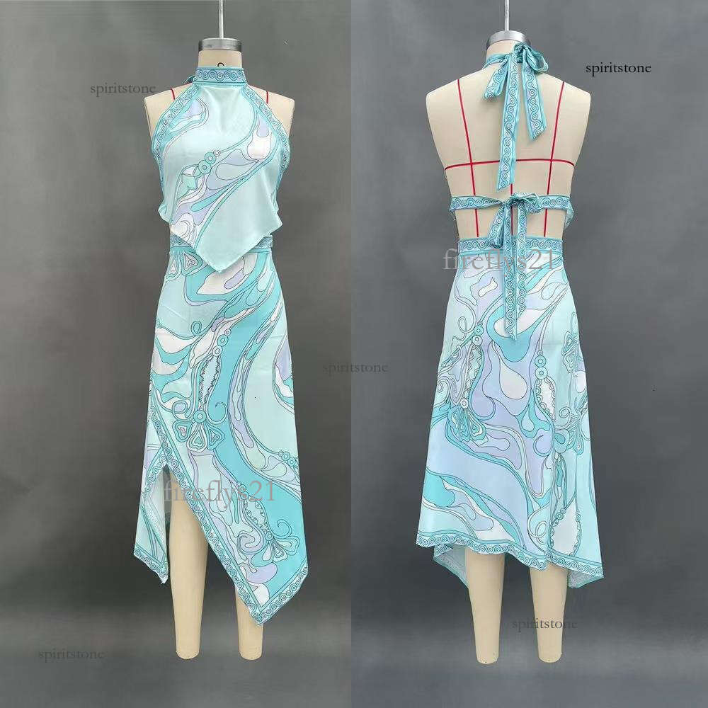Designer puccii swimsuit Rainbow Scarf Headband Brand Women Swim Cover Up Skirt Sarong Luxury Cup Up Swimsuit Summer Beach Vacation Outfit Wear Halter Vest bec