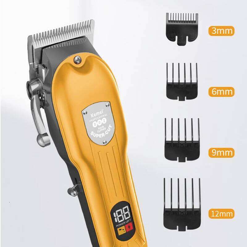 Kemei 802 Professional Clipper Adjustable Hair Trimmer For Men Barber Shop Electric Beard Haircut Machine Rechargeable C260312