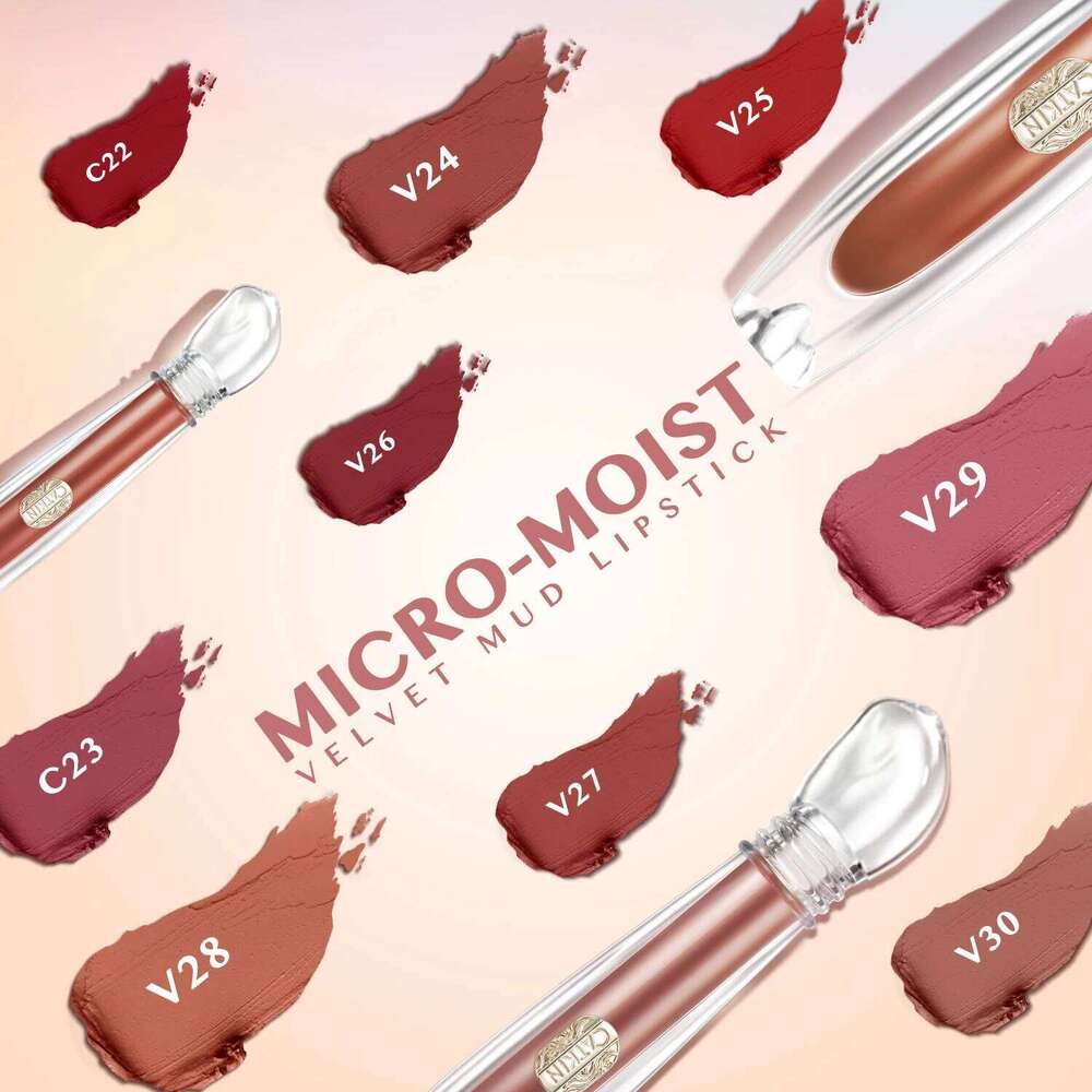 CATKIN Makeup Matte Lip Gloss, Moisturizing and High Pigmented Lipstick long lasting,with Vitamin E W260311