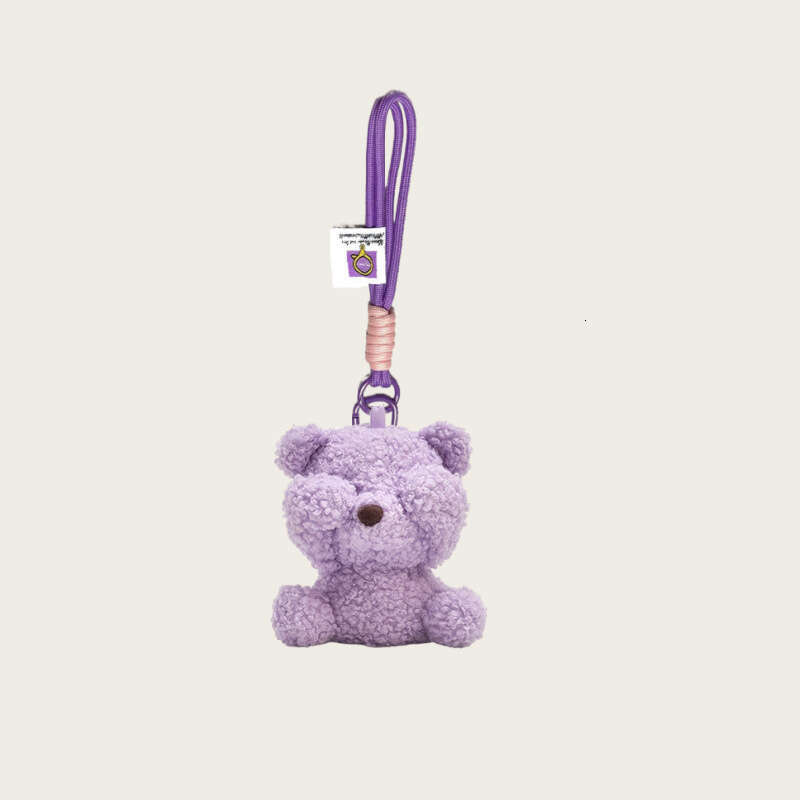 Internet Celebrity Teddy Shy Toy Bear Doll Pendant Plush Car Keychain Gift Backpack School Bag Decoration