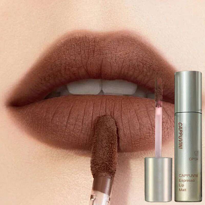 Long-lasting velvet matte balm- waterproof, gloss, using natural bare smooth, stain-resistant lip makeup W260311