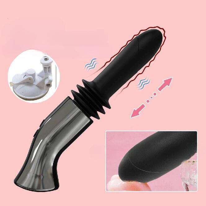 Telescopic Gun Electromechanical Simulation Phallus Female G-spot Stick Masturbation Prop Automatic Pumping & Inserting Sex Toys Z260312