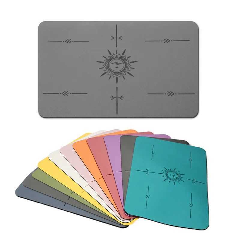 40 X 60CM Yoga Mat Anti-slip PU Rubber Mini Yoga Pad Flat Support Inverted Balance Knee Pad Fitness Pad Yoga Mats Thickness 5mm M260312