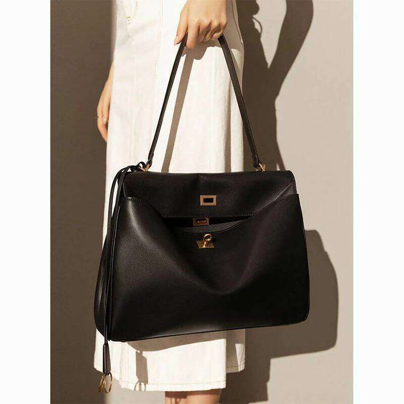 Designer Luxury Woman Genuine Leather Handbags For Women Brand Crossbody Bags Funky Fashion Large Capacity Shoulder Bag
