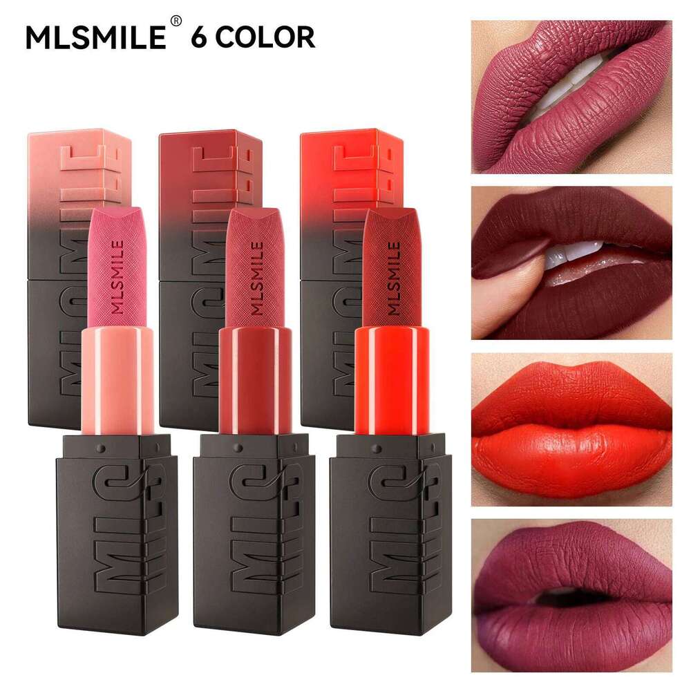 Velvety Lipstick, Richly Pigmented With A Satin Finish Long-Lasting Matte Lip Gloss, Full Coverage Creamy Lipstick W260311