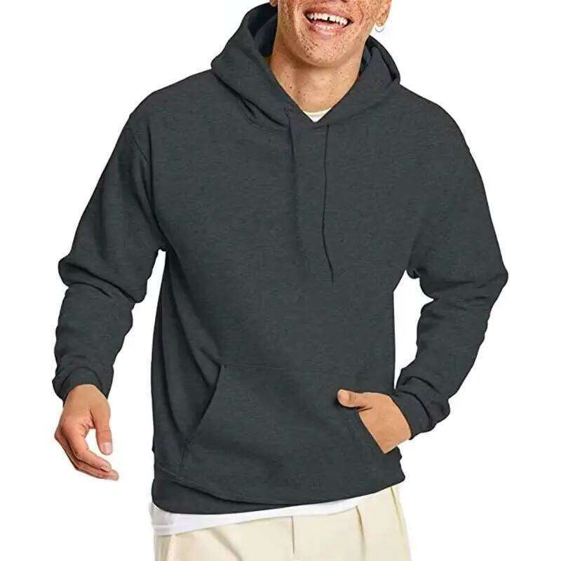 Men's Women Pullover Spring Autumn Casual Hoodie Sweatshirts Solid Color Hoodies Oversize Black Sweatshirt For Male