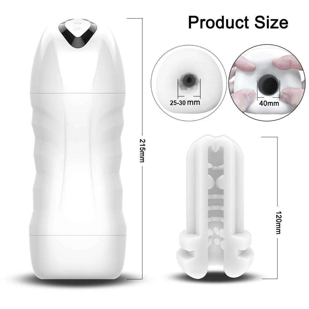 Automatic Male Sucking Masturbator Blowjob Masturbation Equipment Machine Sex Toys Adult Goods for Men Man Masturbators Cup Z260312