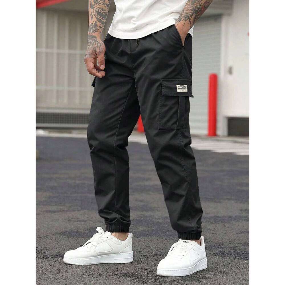 Men's American-style work pants, suitable for spring autumn, trendy street style, simple stylish, excellent quality and