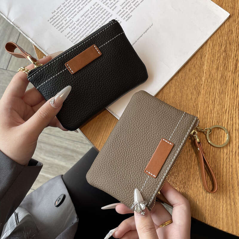Luxury fashion wallet High Quality Leather Purse New Ultra Thin Exquisite Mini Compact Key Coin Bag Women S Short Wallet