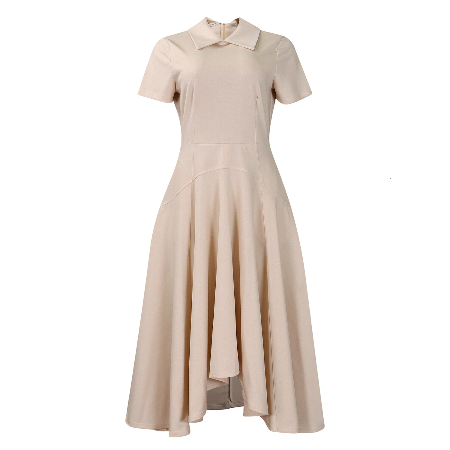 D514 Womens Fashion 2024 Summer Elegant High Waist Party Swing Dress Elegant Evening Dress