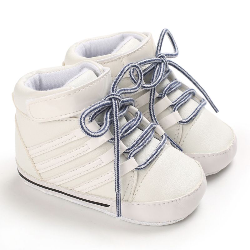 Newborn Baby Shoes Boy Girl Classical Sport Soft Sole Leather Multi-Color First Walker Walkfashion Casual Infant Sneakers Shoes 0-18M Months W0445