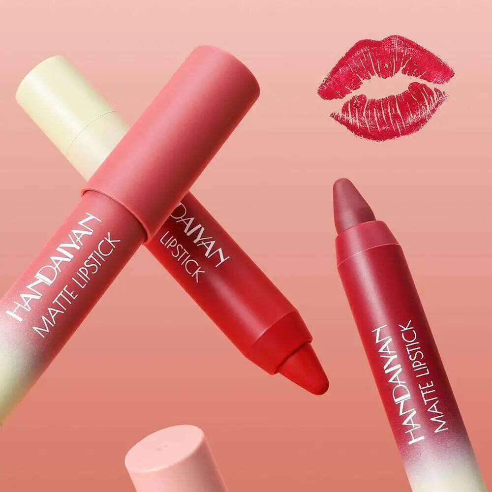 Matte Waterproof Lipstick 8 Colors Velvet Liner Long Lasting Non Stick Cup Lip Crayon Silky Sexy Makeup Pen W260311