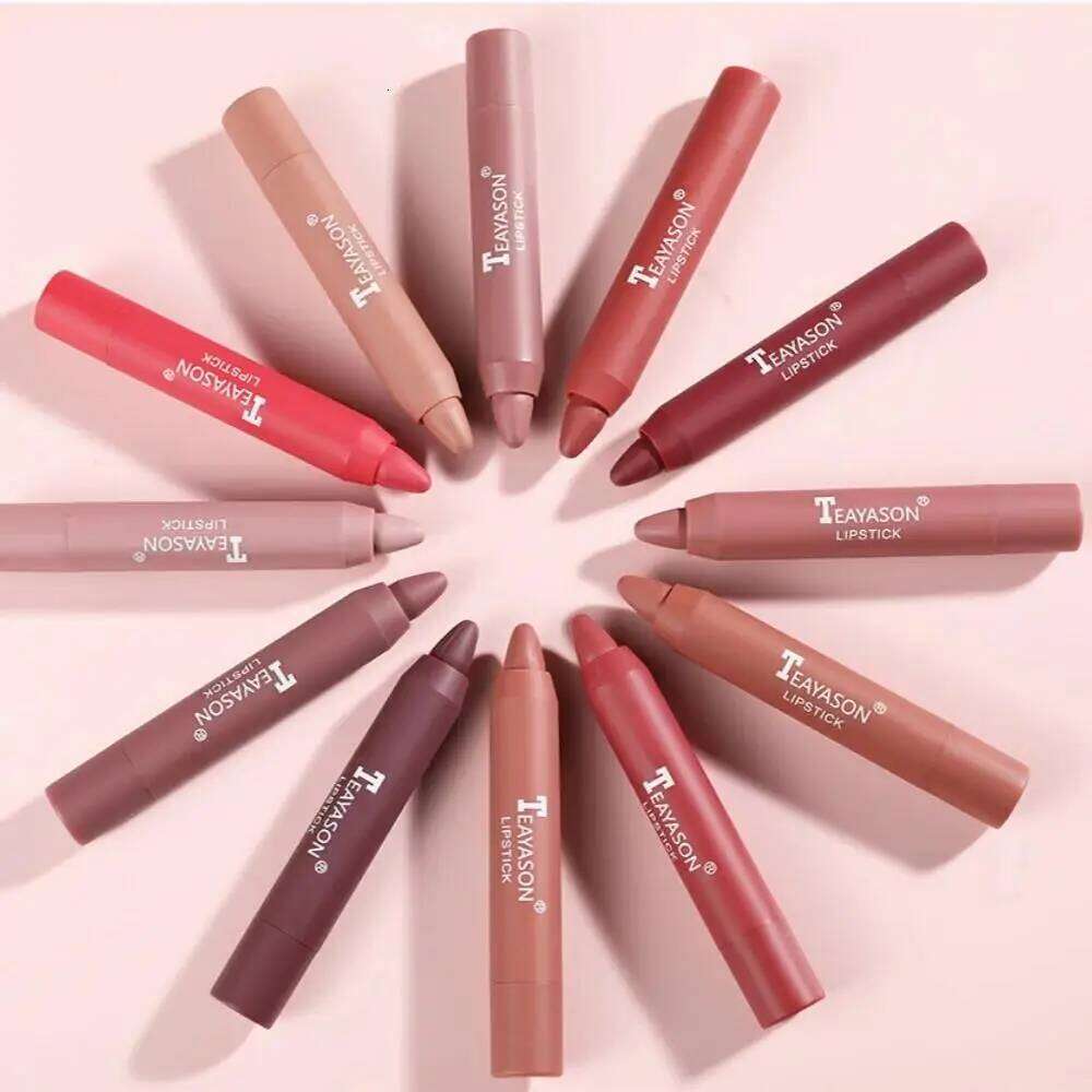Matte Lipstick Set 3pcs Waterproof Long Lasting Velvet Nude Red Tint Natural Makeup Cosmetic Beauty Sexy Pen W260311