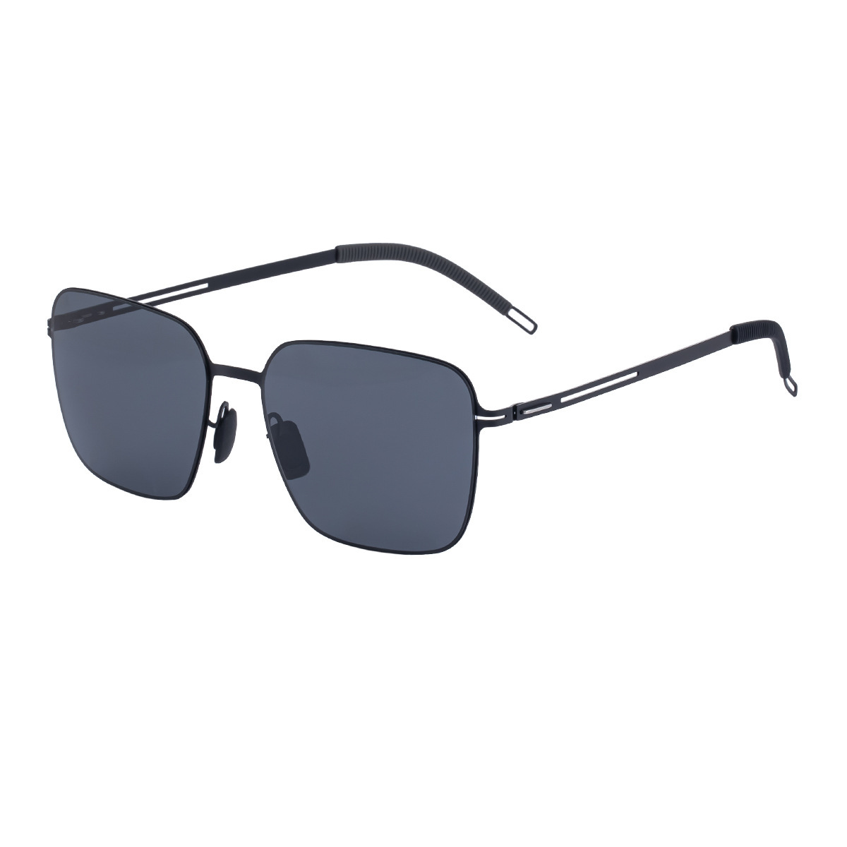2026 New Fashion Square Frame Polarized Sunglasses for Men, Nylon Lenses, Outdoor Sun Protection Sunglasses,