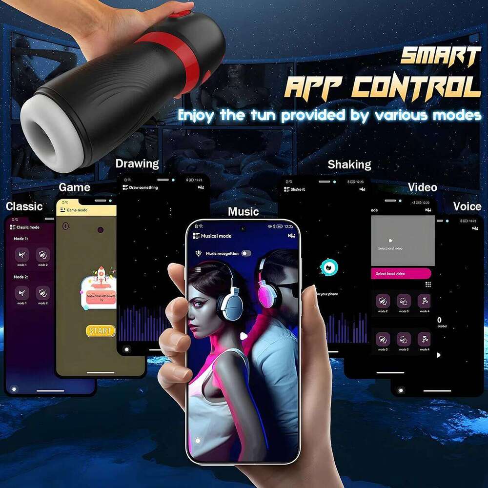 Automatic Male Masturbators Blowjob Sucking Vibrator APP Control Pocket Pussy Sex Toys Adult for Men Masturbate Supplies Z260312