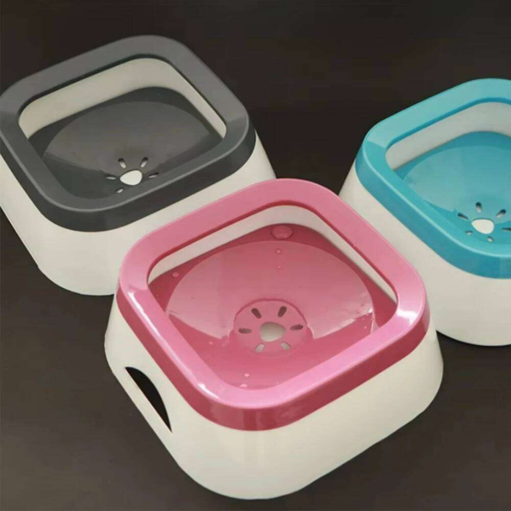 Pet For Cats And Dogs Dog Drinking Water Floating Non-Wetting Mouth Cat Bowl 26Y0312