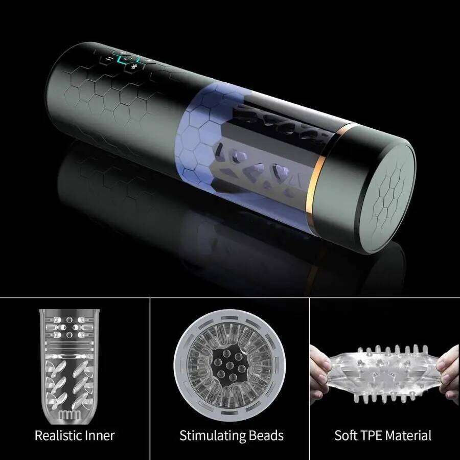 HESEKS Automatic Man Masturbator with Bluetooth Masturbators Silicone Pussy Vaginas Sex 18 Toys For Men Z260312