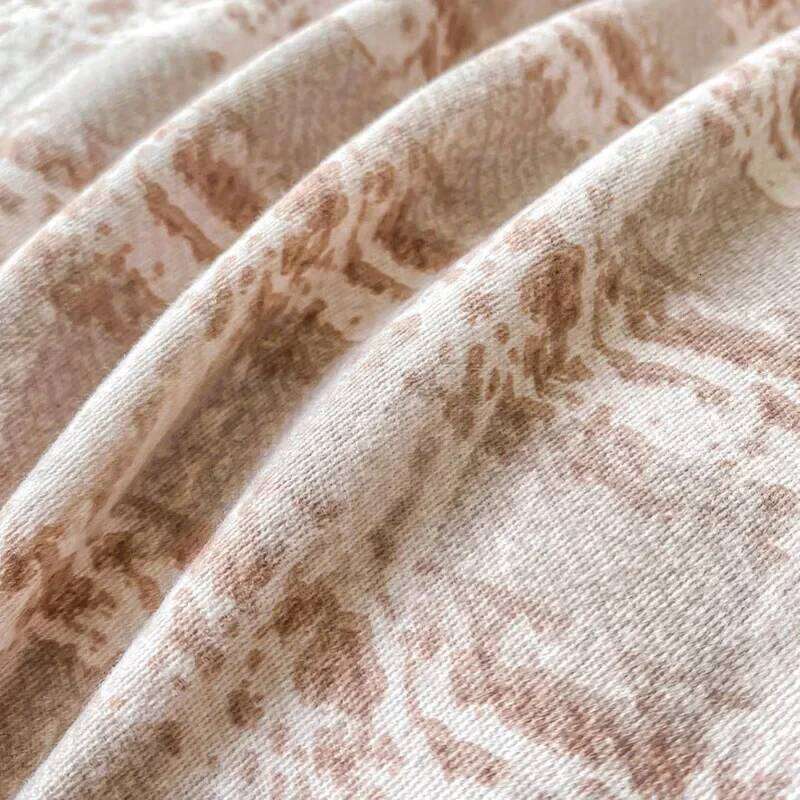 Thick 100% Cotton Printed Bedding Sets Super Soft Brushed Skin Friendly Duvet Cover Set Autumn and Winter Bed Linens H260312