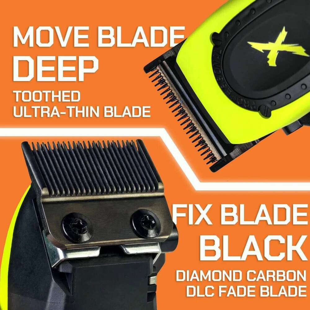 Brushless Motor 7200RPM Professional Clipper BRDCLIP 8198 Strong Cutting Force Blade Barber Hair Trimmer Base Charger C260312