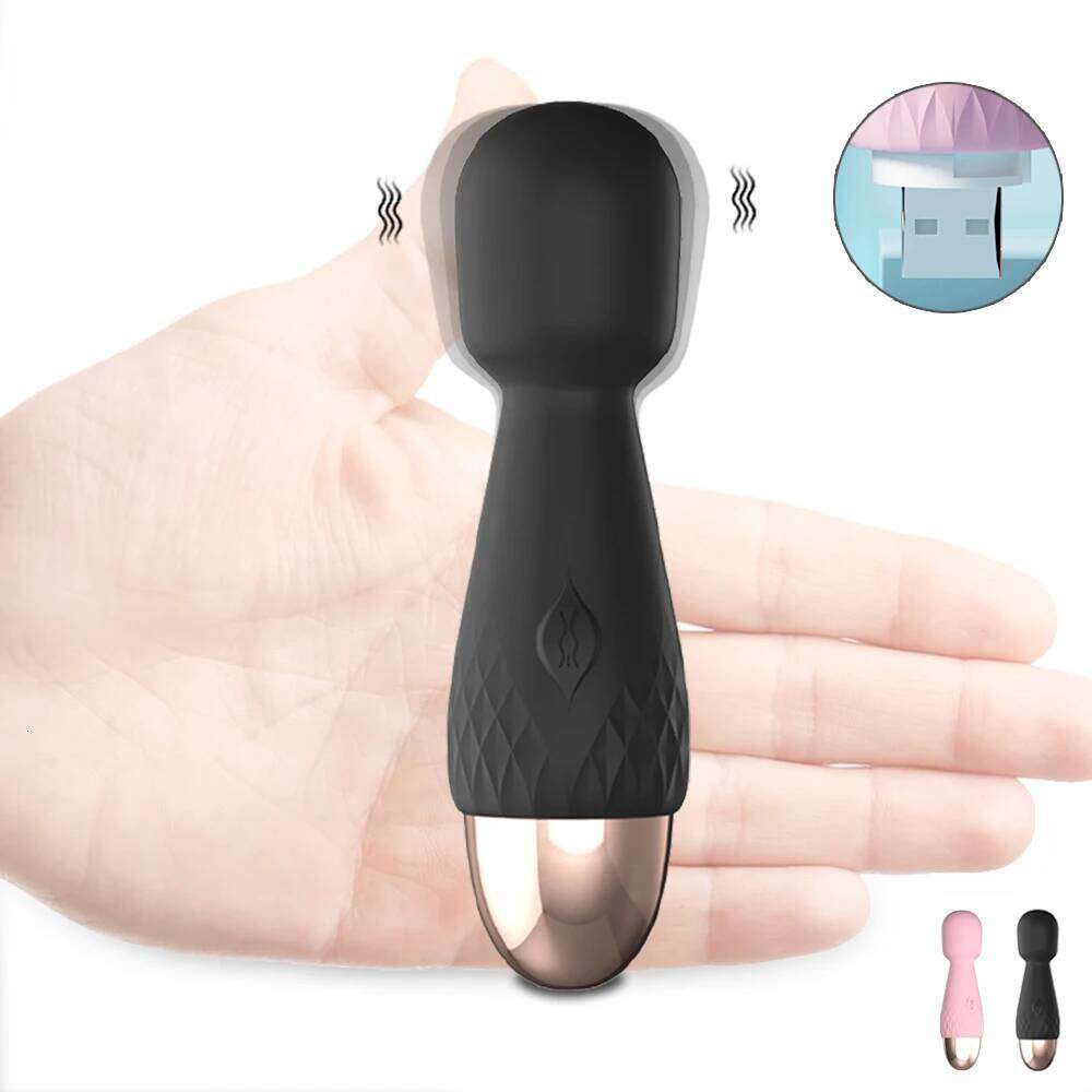 10 Speed Mini Clitoris Vibrators USB Recharge AV Massager Sexual Wellness Erotic Sex Toys for Women G Spot Vibrator Z260311