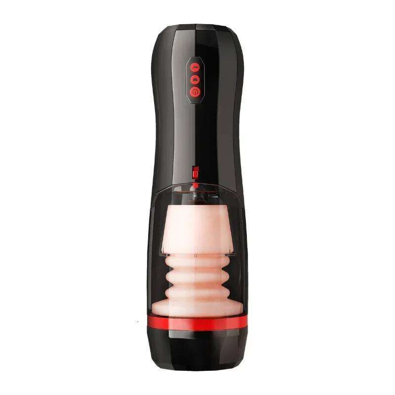 Automatic Telescope Male Masturbation Machine Realistic Vaginal Sucking Vibrator Sex Toy for Men Z260312