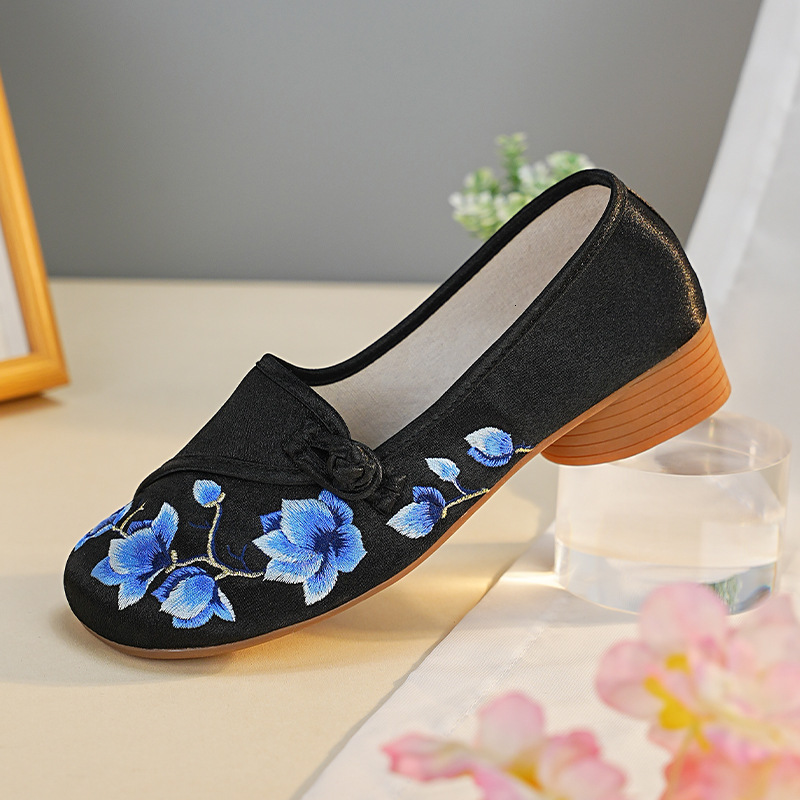 STAOXINDIKE the Beach Heel High Heel Wedge Heel Leather Black Red Ankle Evening Formal True to Size Wide Luxury Pumps Synonyms