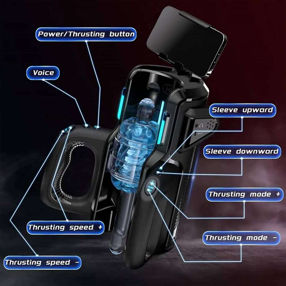 King Pro Thrusting Male Masterburters Pocket Pussy Tight Vagina Anus for Men Electric Hands Free Bj Auto Stroking Adult Toys Z260312