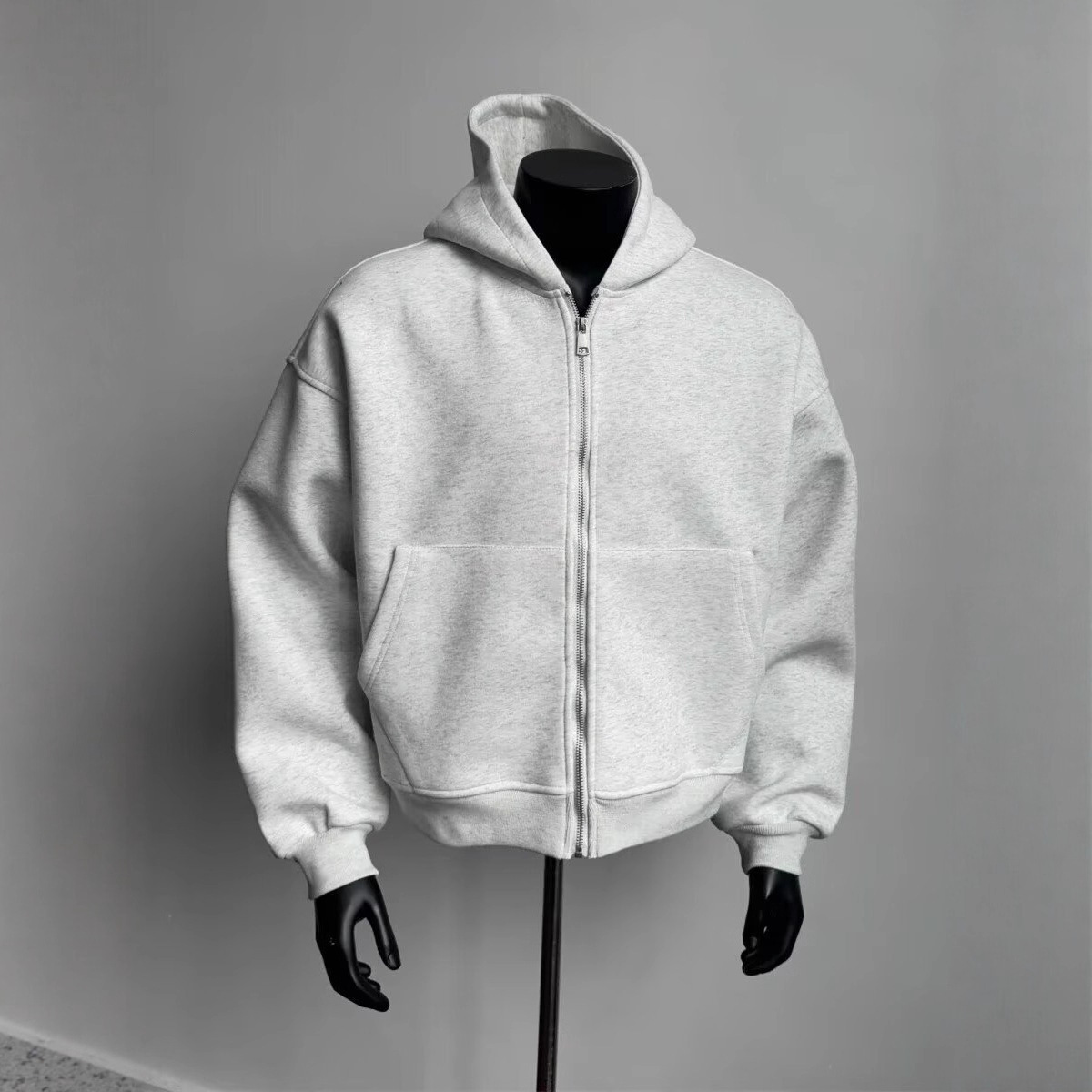 Foreign Trade -style Heavy-duty Deconstructed One-piece Designer Hoodie Backpack Hoodie For Men Trendy Brand With Unique Patchwork Design Loose-fittin