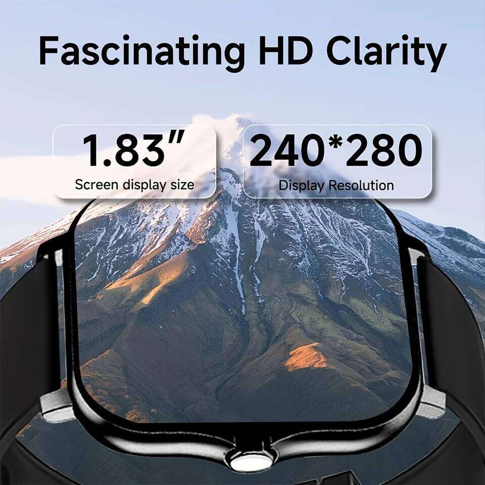 LAXASFIT 2025 New Bluetooth Call Message Reminder Man Woman Gift Full Touch Screen Sports Fitness Smart Watch