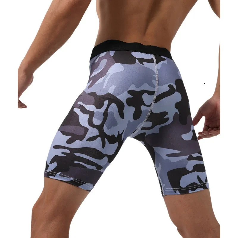 Men Camo Sport Basketball Shorts Ice Silk Running Quick Dry Gym Fitness Crossfit Training Man Clothing 260228