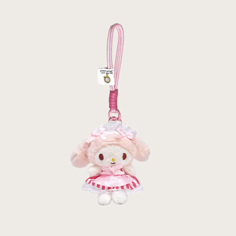 Cute Kuromi Cinnamoroll Backpack Internet Celebrity Plush Car Keychain Bag Pendant Small Doll Figurine