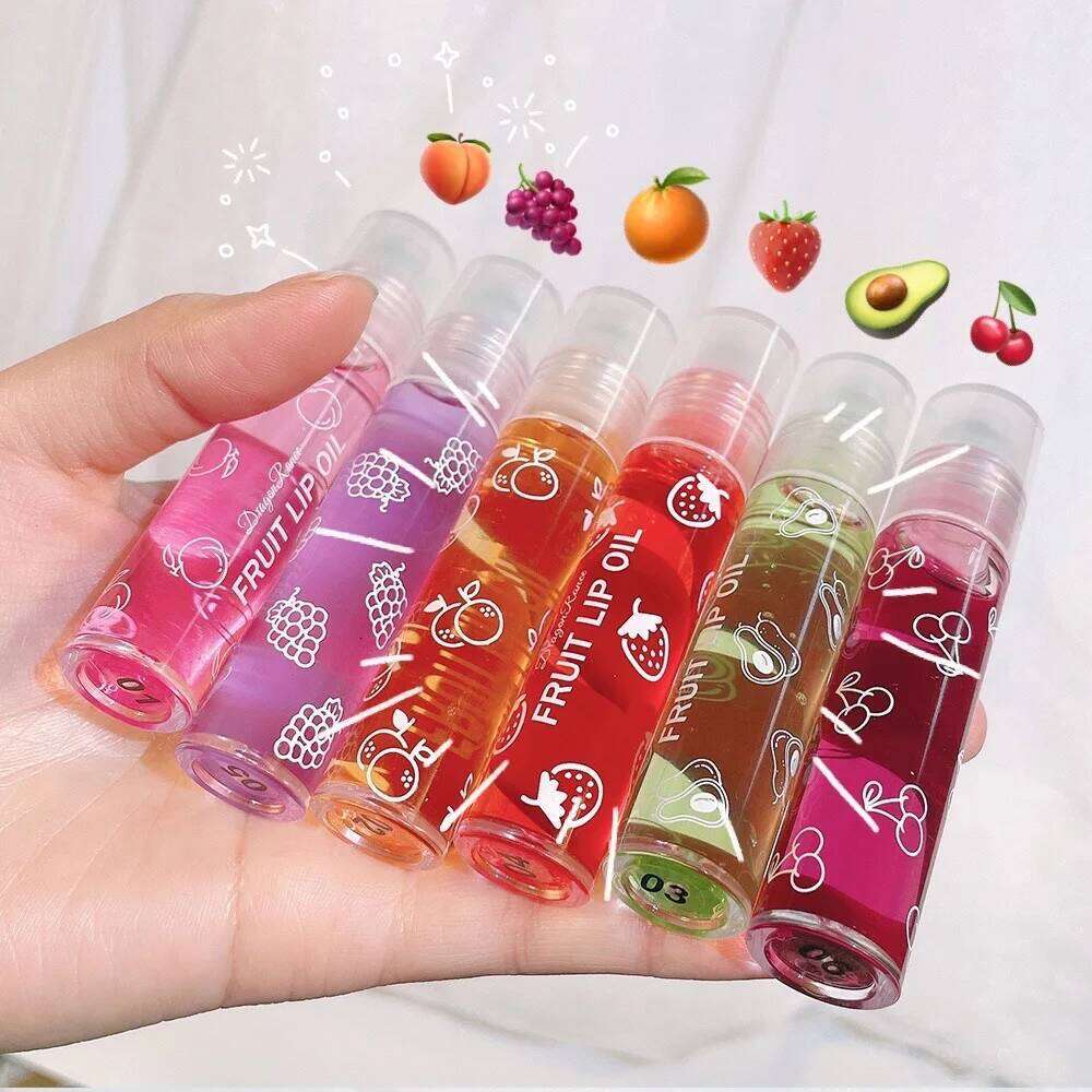Roll-On Moisturizing Liquid Nourishing Colorless Transparent Fruit Oil New Valentine's Day Gift Lip Balm W260311