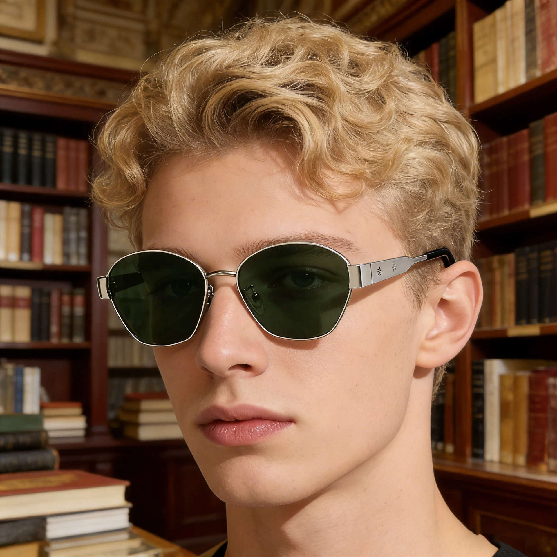 2026 New Fashion Square Frame Polarized Personalized Outdoor Versatile Sun Protection Sunglasses for Men,