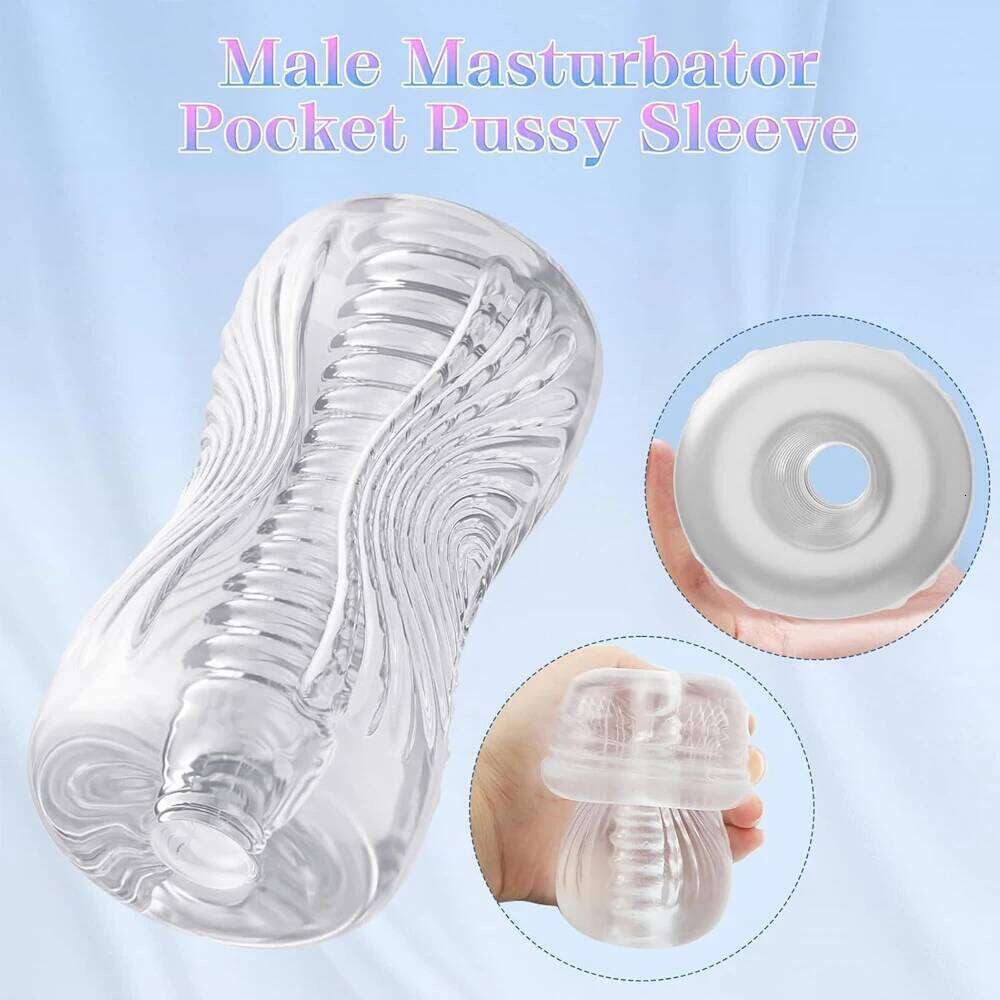 Masturbator Pocket Pussy TPE Male Masturbation Sleeve Penis Training 3D Realistic Texture Couple Adult Sex Toys & Game Z260312