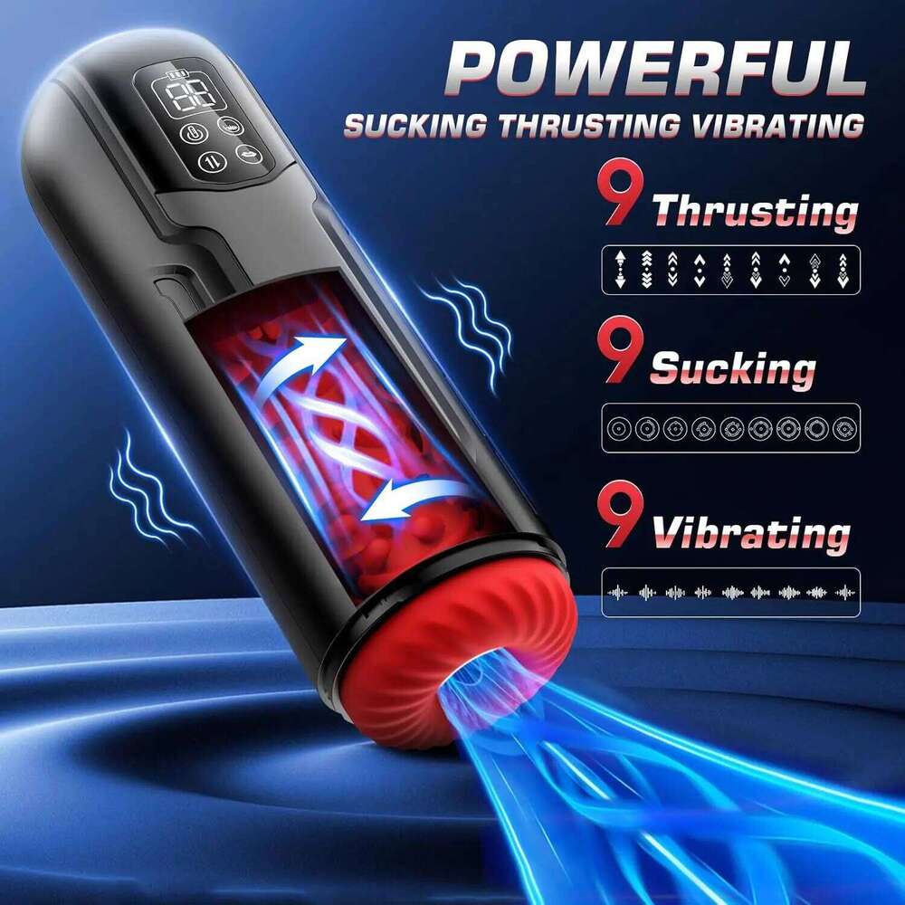 Masturbator Cup Automatic Male Masterbation Thrusting Vibrating Sucking Stroker Adult Sex Toys for Men Z260311