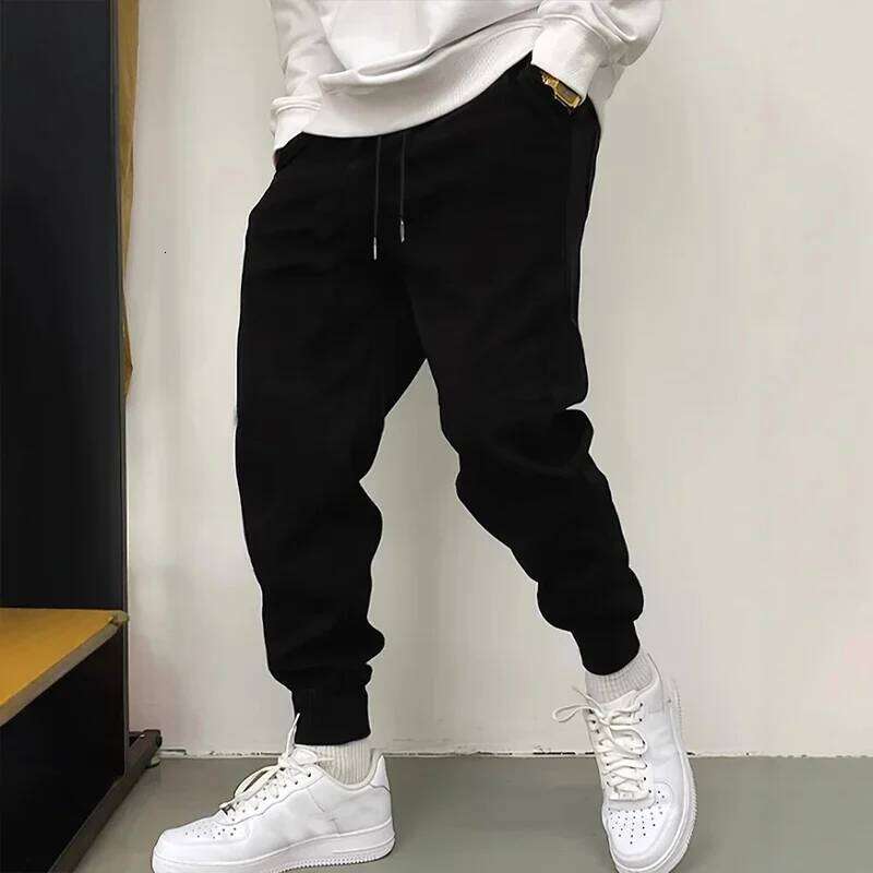 Autumn Winter Daily Casual Sporty Trousers Home Outdoor 2025 Hot Sale Men's Sweatpants High Quality Solid Color Jogger Pants