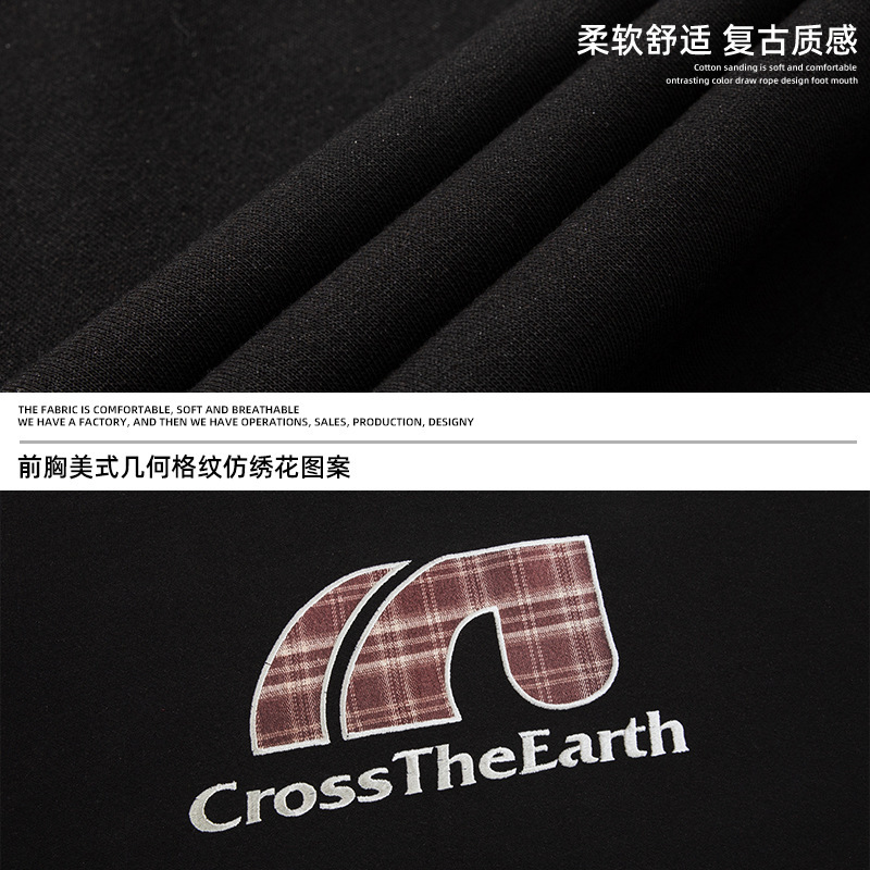 Retro Plaid Designer Hoodie Print Hoodie Spring Edition Trendy Brand Loose Casual Couple Jacket