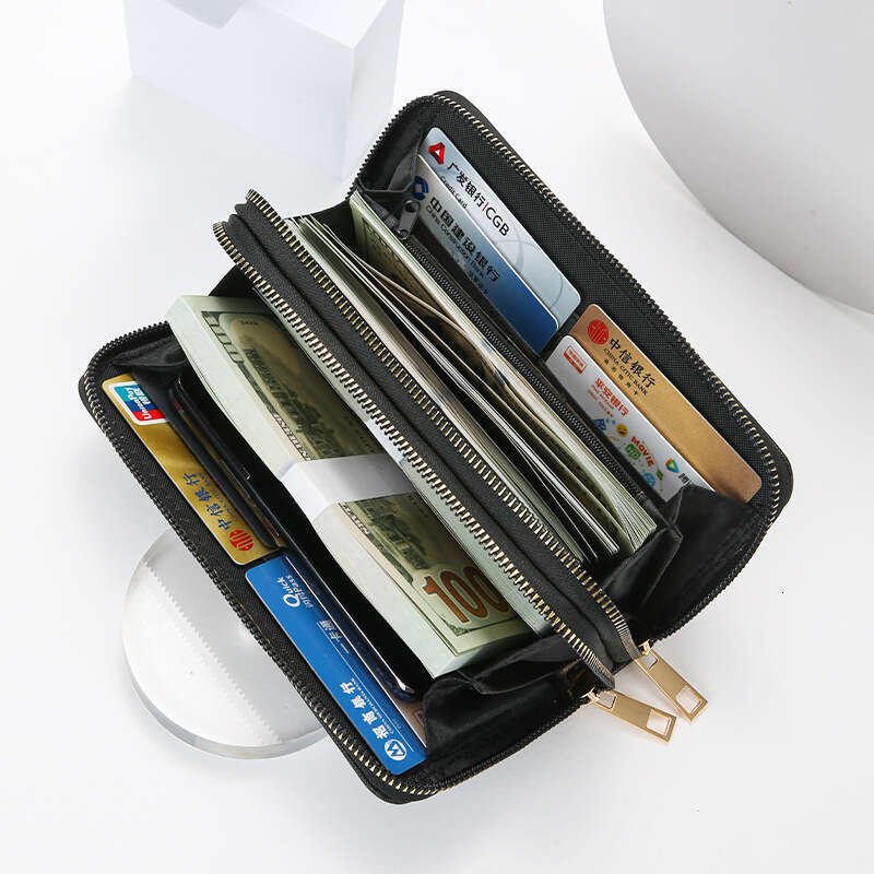 Luxury fashion wallet Popular In Foreign Trade Women S Manufacturer Wholesale New Bow Double Zipper Wallet Fashion Mobile Phone Bag