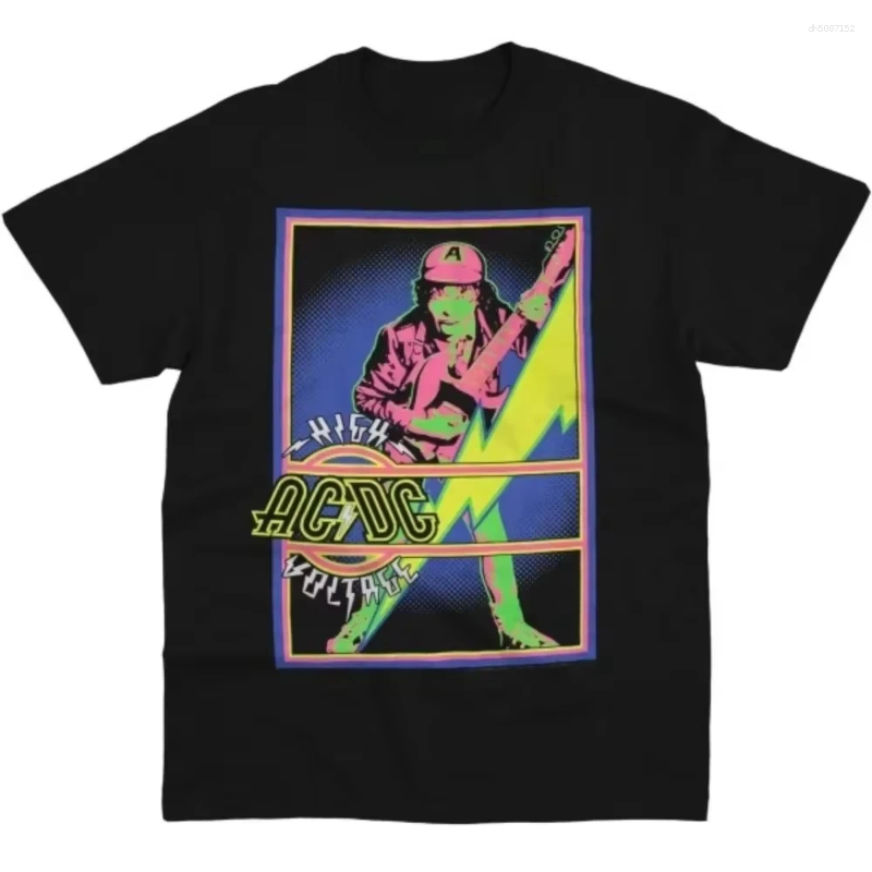 Men's T Shirts And Women's Pure Cotton T-shirts Of 2026 By Acdc Band Are Comfortable High Quality A Must-have For The Festival