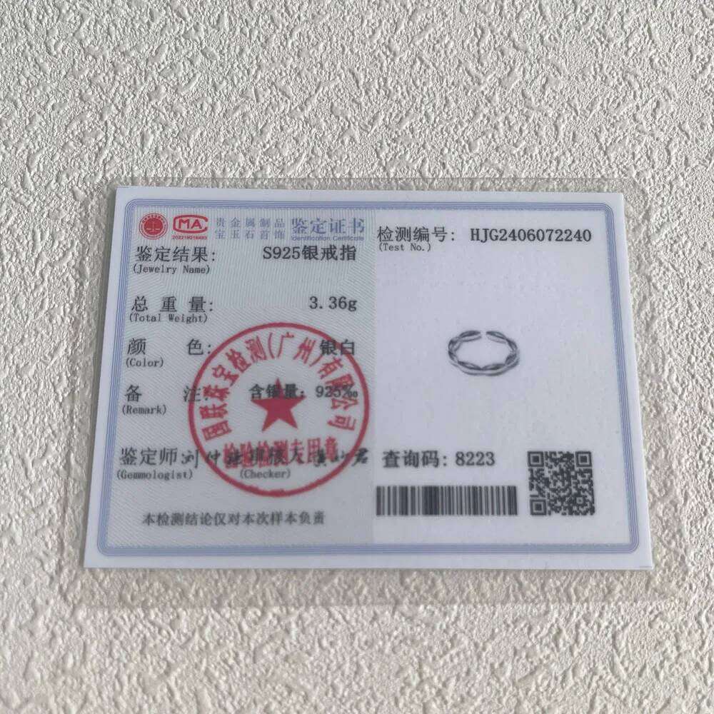 BF CLUB 925 Sterling Rings for Women Simple Geometric Handmade Gold Narrow Irregular Retro Ring Allergy For Birthday Party Gift H260312