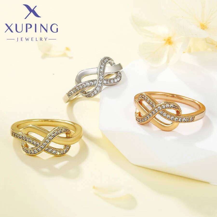Xuping Jewelry Fashion Trend Finger Ring Simple New Arrival Women Couple Party Gift X000714506 H260312