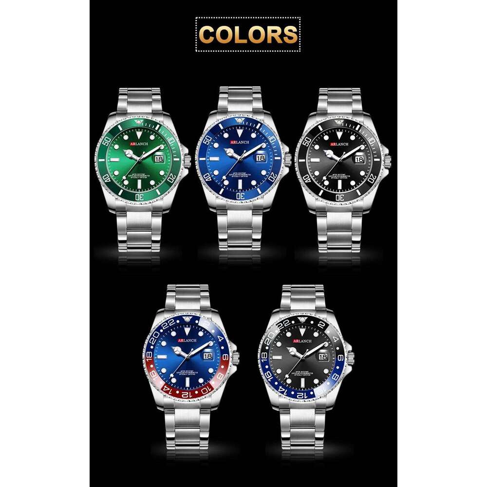 BINBOND 305 Business Sports Multi functional Waterproof Night Light Calendar Fashion Men's Quartz Watch 2025